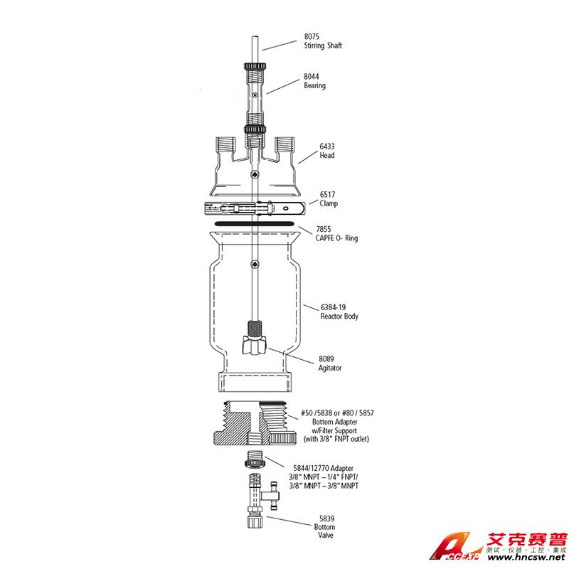 JULABO優(yōu)萊博 6000ml 單層壓力過濾釜，CRS6384-247