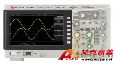 keysight是德 DSOX1102A 示波器：70/100 MHz，2 個(gè)模擬通道
